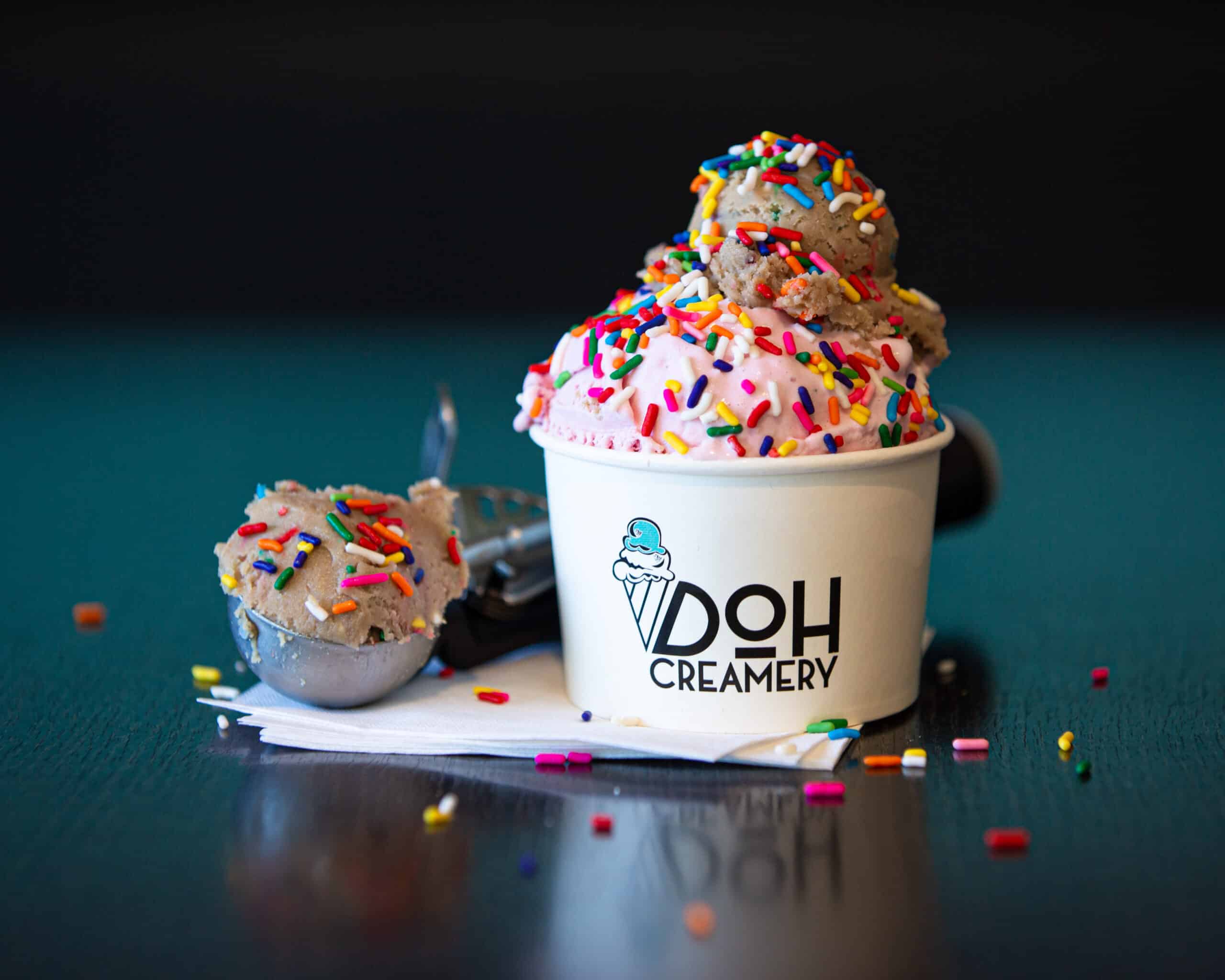 culinary photography in southern ca - DOH Creamery